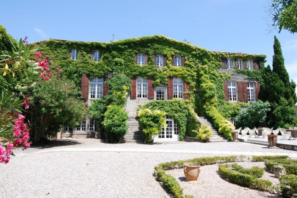 Chateau De Floure - Spa Et Piscine Exterieure Chauffee การ์กาซอน ภายนอก รูปภาพ