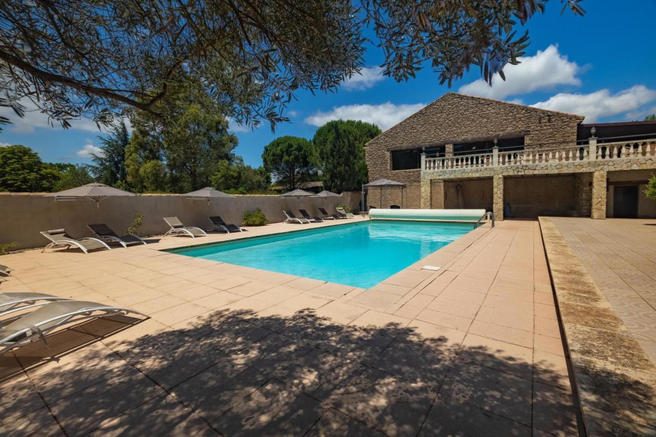 Chateau De Floure - Spa Et Piscine Exterieure Chauffee การ์กาซอน ภายนอก รูปภาพ