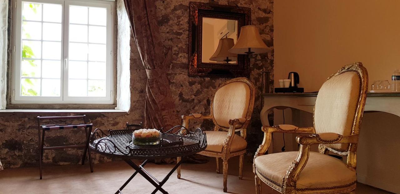 Chateau De Floure - Spa Et Piscine Exterieure Chauffee การ์กาซอน ภายนอก รูปภาพ