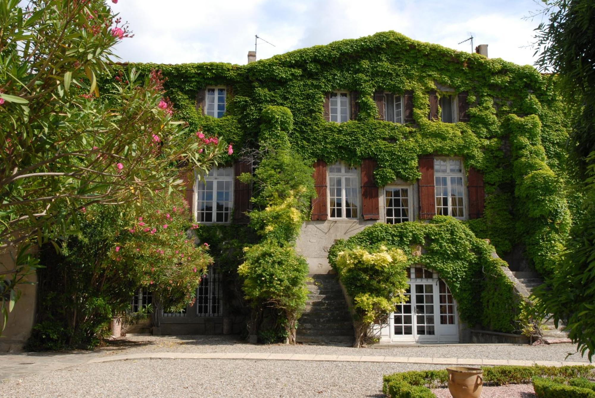 Chateau De Floure - Spa Et Piscine Exterieure Chauffee การ์กาซอน ภายนอก รูปภาพ