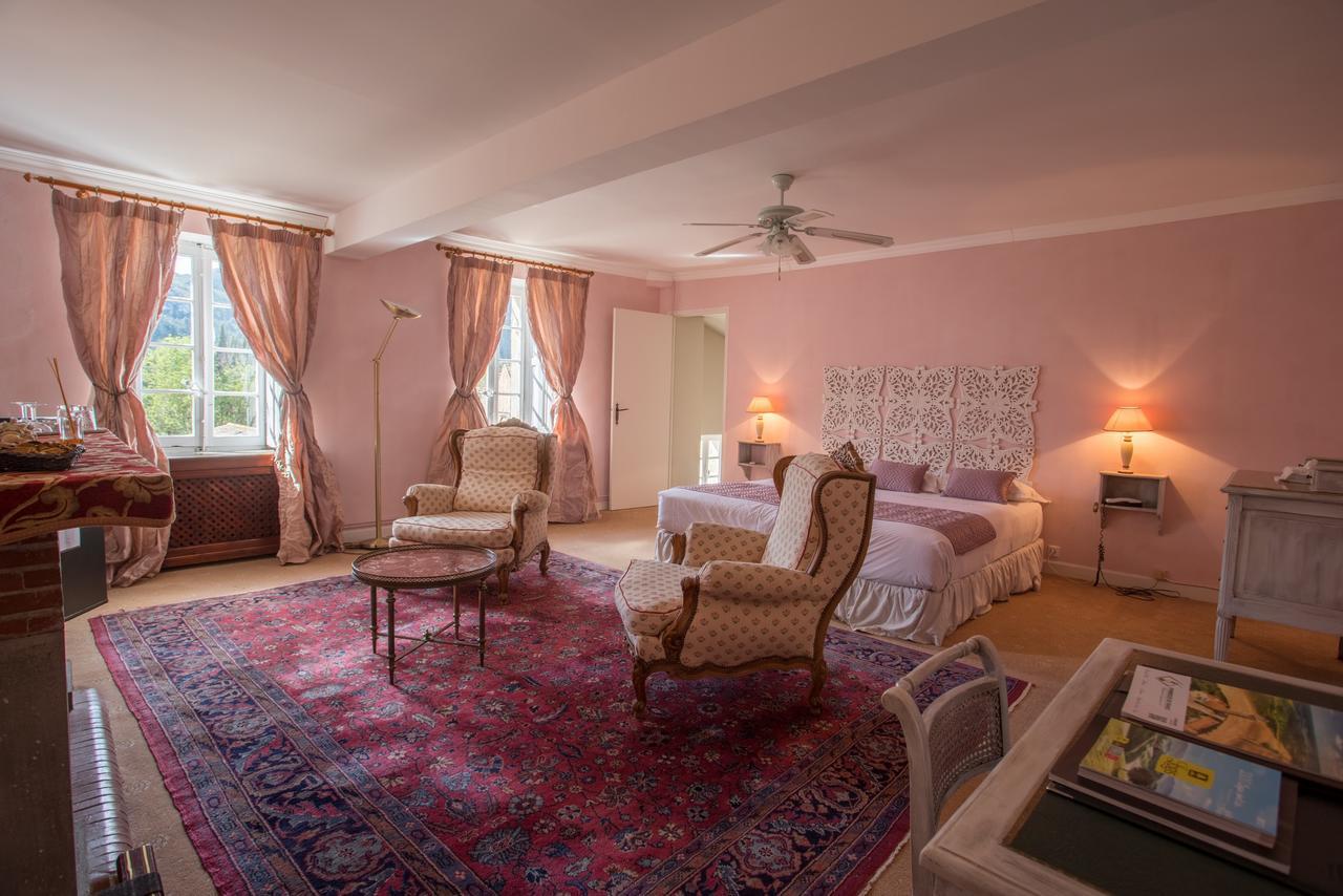 Chateau De Floure - Spa Et Piscine Exterieure Chauffee การ์กาซอน ภายนอก รูปภาพ